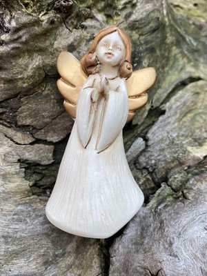 Статуетка керамічна Молитва Ангела (код KS 124-P) 9 см KS 124-P фото