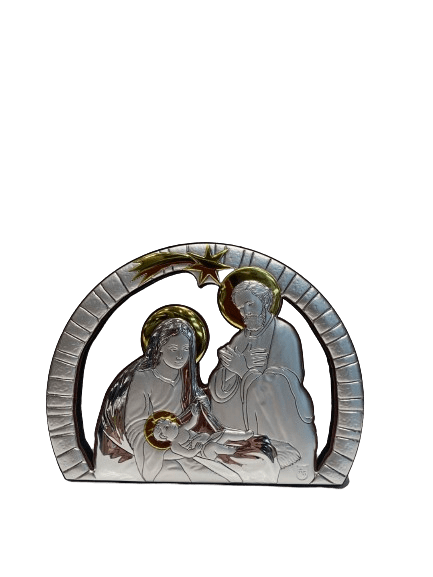 Серебряная икона Рождество Христово (С738 D740 O) 10 х 14 см С738 D740 O фото