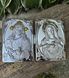 Винчальные иконы в серебряном окладе Иисус и Матерь Божия (код C738 B710-713) 20,5*14 см C738 B710-713 фото 4