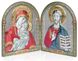 Винчальные иконы в серебряном окладе Иисус и Матерь Божия (код C749 B1500-1502) 17,5*10,5 см C749 B1500-1502 фото 2