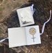 Серебряная шкатулка с вервицей Матерь Божья с младенцем (6*9 см) код 629 R 629 R фото 1