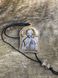 Автомобильная серебряная икона Иисус - Николай (код PA-0 001-003G ) 3*4 см PA-0 001-003G фото 4