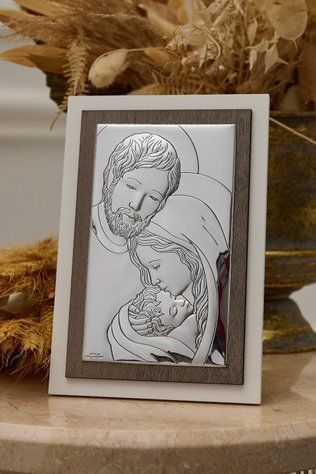 Ікона срібна Свята Родина (L240 5) 21х32см L240 5 фото