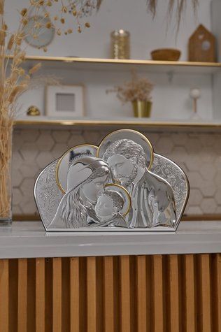 Серебряная икона Святая Семья (AE 0203 4) 22x33 см AE 0203 4 фото