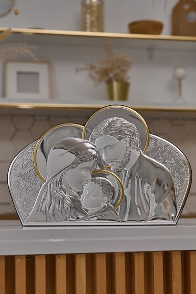 Серебряная икона Святая Семья (AE 0203 4) 22x33 см AE 0203 4 фото