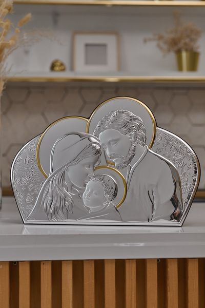 Серебряная икона Святая Семья (AE 0203 4) 22x33 см AE 0203 4 фото