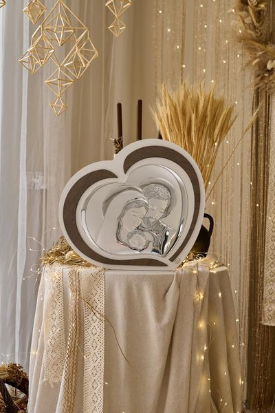 Ікона срібна Свята Родина (L220 7) 52х47 см L220 7 фото