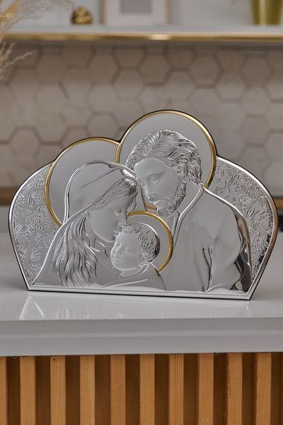 Серебряная икона Святая Семья (AE 0203 4) 22x33 см AE 0203 4 фото