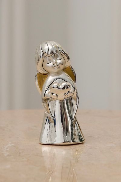 Срібна статуетка Ангел із серцем (R 17888) 10 см R 17888 фото