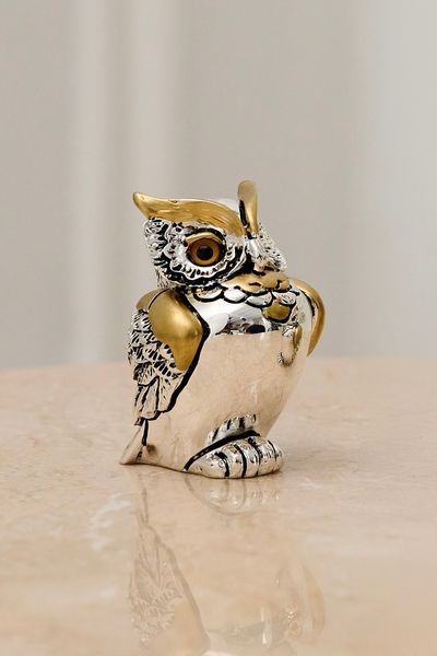 Серебряная статуэтка Совы (R 17062 ORO) 8 см R 17062 ORO фото