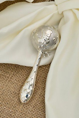 Серебряная погремушка Мяч с Медвежонком (TNY3003-OR) TNY3003-OR фото