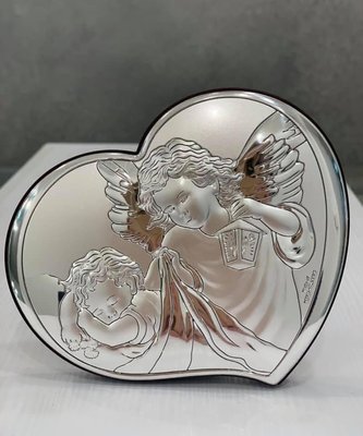Срібна Ікона “Ангел Охоронець” (код L2 024 A) 10 * 6 см L2 024 A фото
