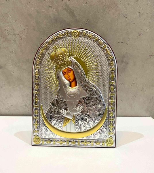 Серебряная Икона Остробрамская Божья Матерь (код 21475) 20*27 см 21475 фото