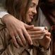 Жіноча обручка &laquo;Грані&raquo; з білого золота 236801100 8715 фото 2