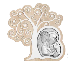 Дерево жизни и серебряная иконка Святое Семейство (код AE1105-S ) 14,5*15 см AE1105-S фото