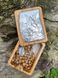 Серебряная деревянная шкатулка с сливкой Ангел Хранитель (код CO 116 AP) 8.5*6.5 см CO 116 AP фото 1