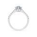 Кольцо Солітер Вечность, Натуральный бриллиант (101-10093(6.5)) (15, Білий) 101-10093(6.5)-s18_5-red фото 2