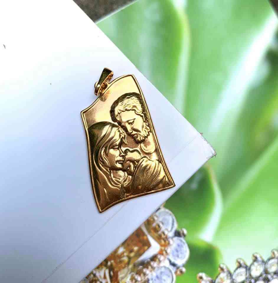 Іконка Святе Сімейство (код 0060) ювелірна біжутерія позолота