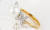Каблучка з перлиною Перламутр (код 13848) медичне золото