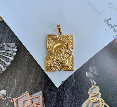 Іконка Діва Марія (код 0647) медичне золото