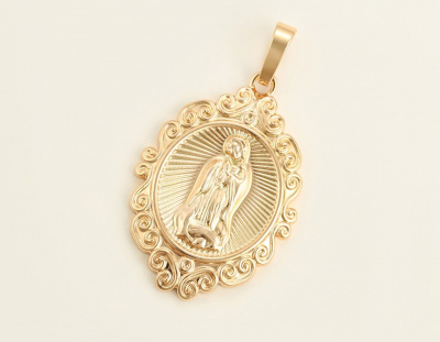 Іконка Гваделупська Божа Матір (код 0652) медичне золото