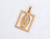 Ікона Матір Божа Гваделупська (код 0616) ювелірна біжутерія позолота